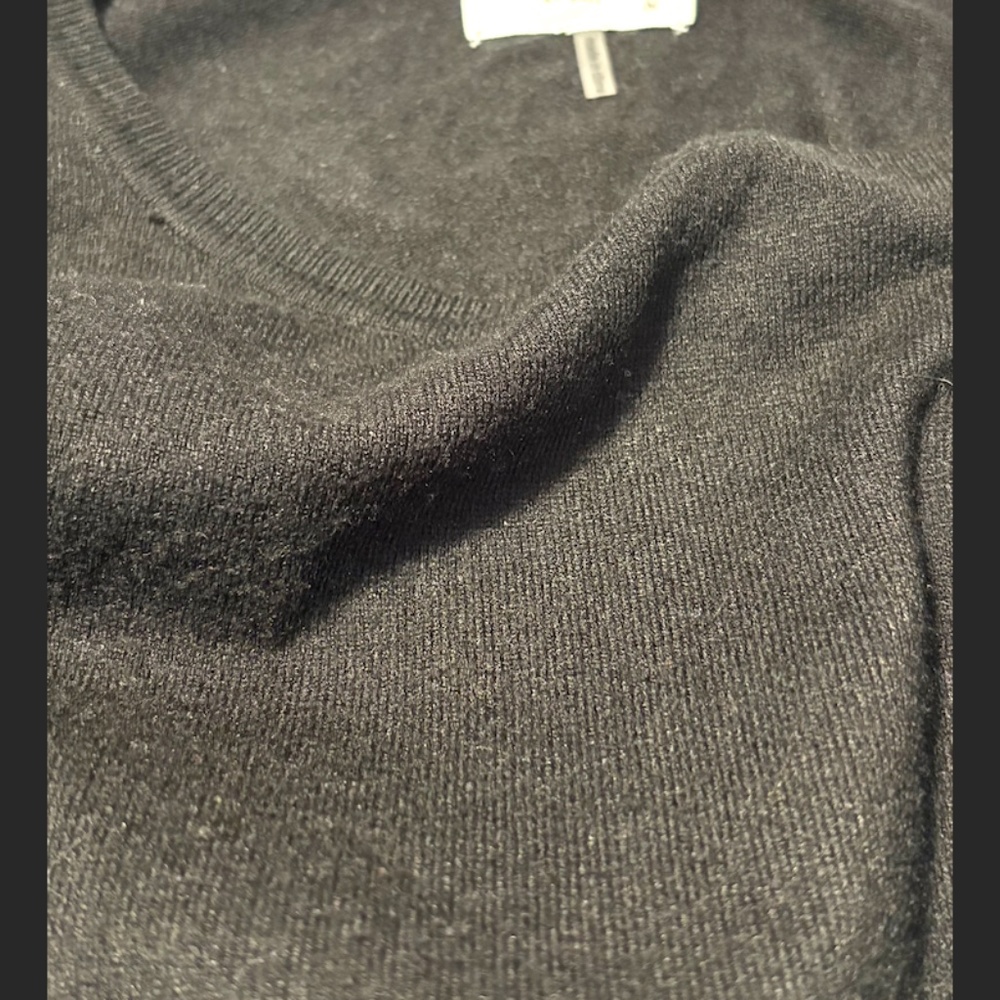2/$29 Andree By Unit 3/4 long sleeve knit 1X black sweater - Picture 3 of 6